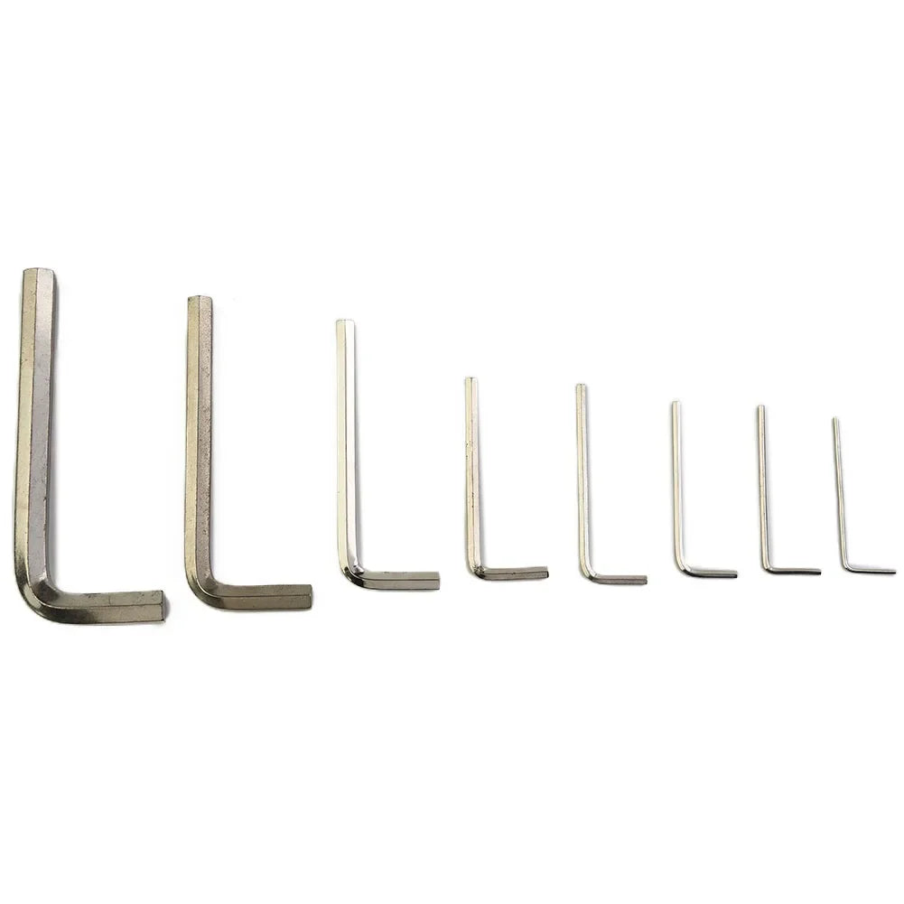 L-Type Hex Wrench Hexagon Metric Nickel Wrench Key Wrench Steel Wrench Repair For Hand Tool Wrenches Accessory