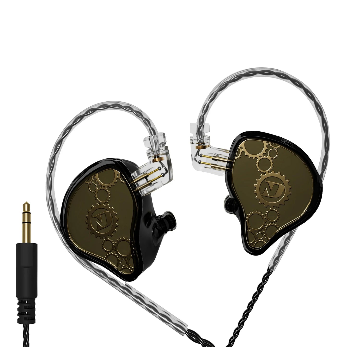 ND Venus-HiFi wired in-ear headphones stereo noise reduction bass HIFI cable music sports microphone speaker accessory adapter