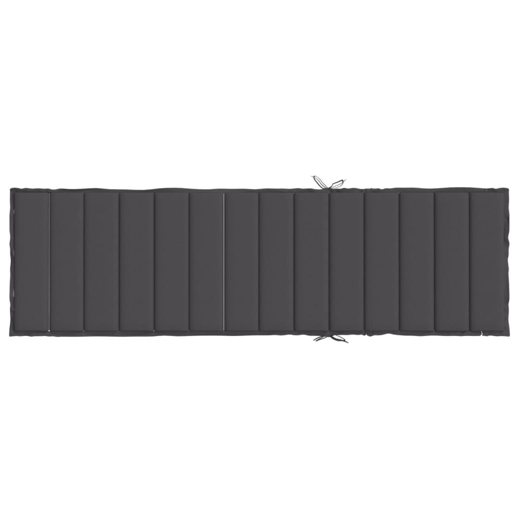 vidaXL Sun Lounger Cushion Sunbed Seating Pad Outdoor Patio Garden Fabric-0