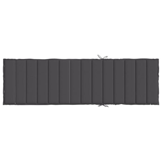 vidaXL Sun Lounger Cushion Sunbed Seating Pad Outdoor Patio Garden Fabric-0