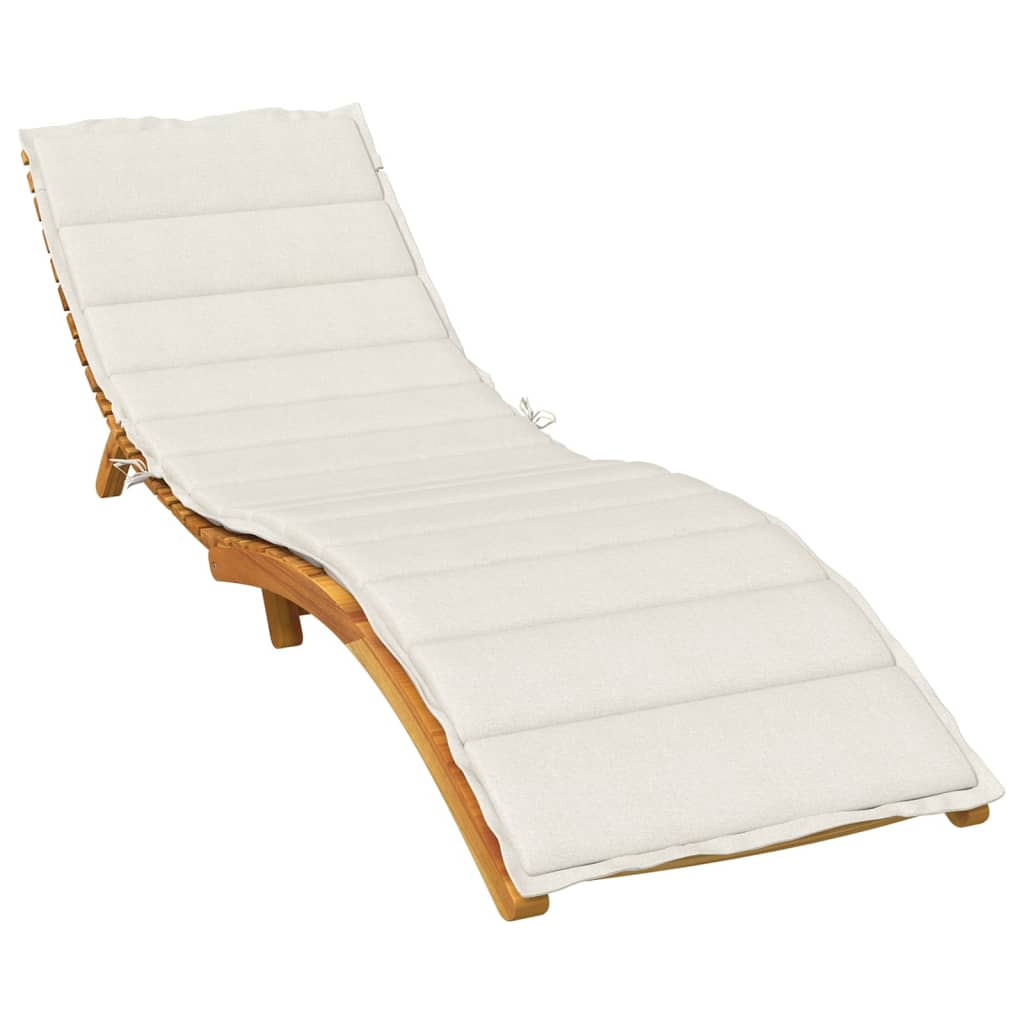 vidaXL Sun Lounger Cushion Sunbed Seating Pad Outdoor Patio Garden Fabric-8