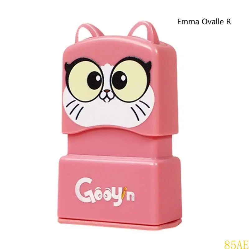 85AE Baby Name Seal Create Unique Patterns for T-Shirt Uniform Bag Books Name Stamp for Kids