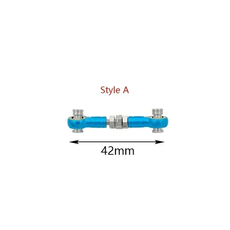 CNC Machined Aluminium Alloy Steering Rod RC Linkage Servo Rod Replacement accessory for HSP 94111 / 94188 RC Car upgrade