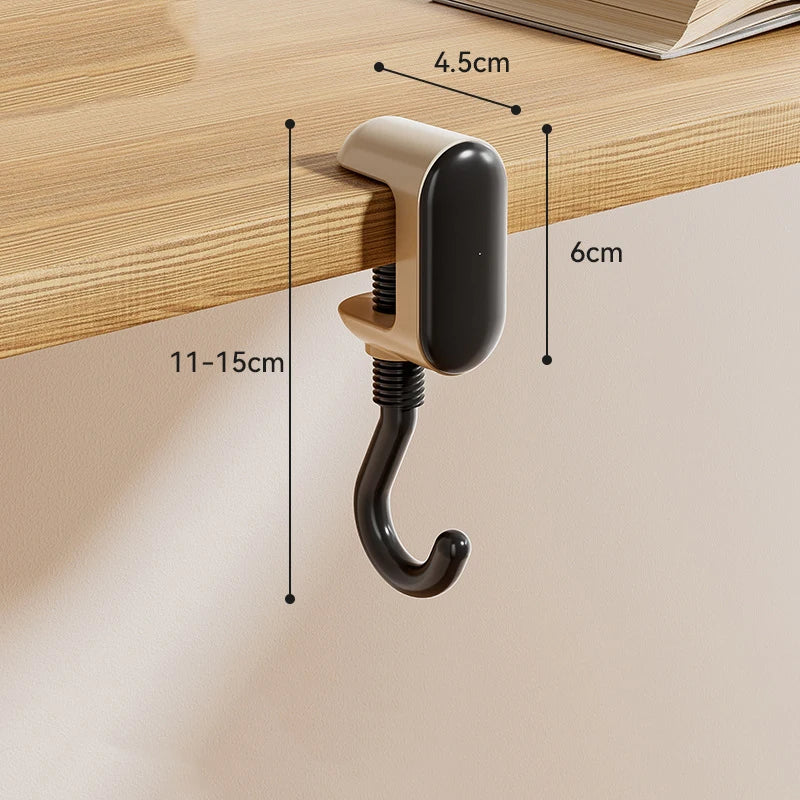 Wall Mounted Wall Organizer Modern Space-Saving Non-Tracking Bookbag Hook Versatile Multifunctional Hook for Kids Room