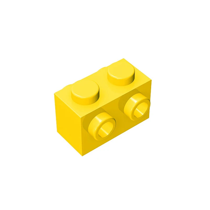 Gobricks 10PCS MOC Bricks 52107 1x2 for Building Blocks Parts DIY Educational High-Tech Parts Creativity Game Compatible Toys