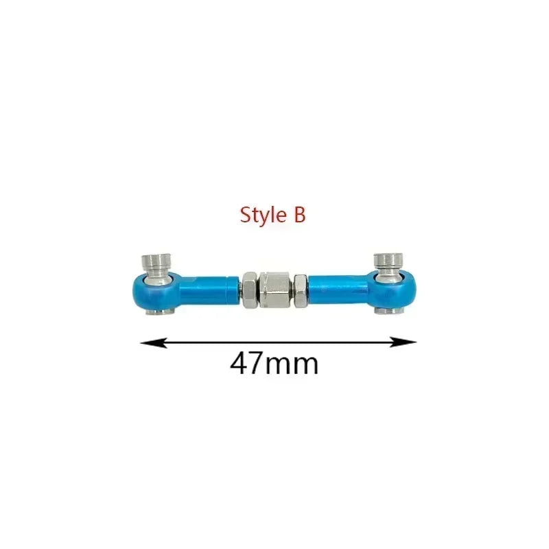 CNC Machined Aluminium Alloy Steering Rod RC Linkage Servo Rod Replacement accessory for HSP 94111 / 94188 RC Car upgrade