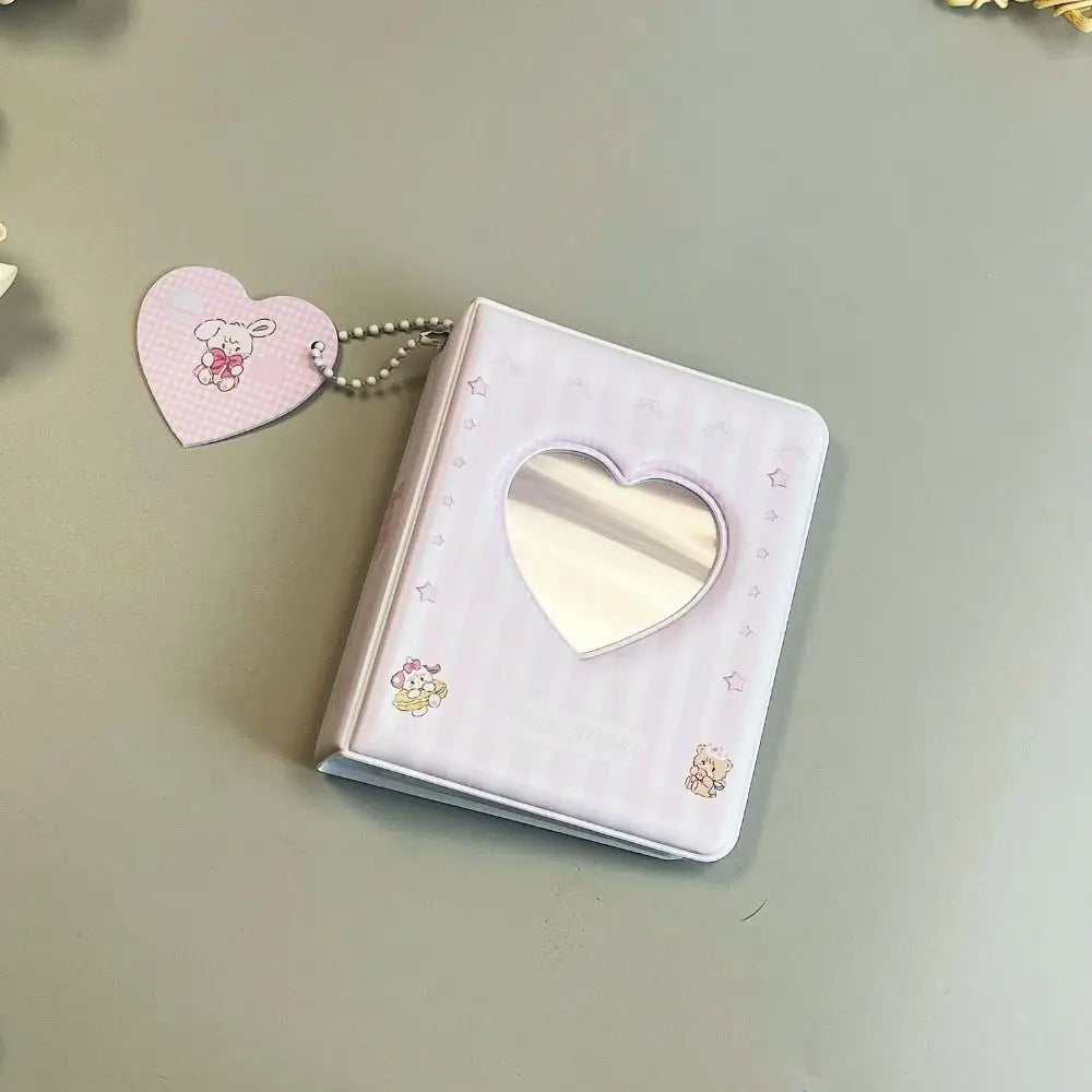 PP Sleeves Bag Hollow Heart Album Storage Album Card Organizer 3 inch Photo Album 3 inch Kawaii Photo Storage Book Kids