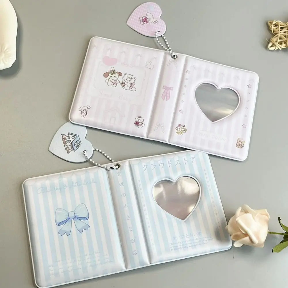 PP Sleeves Bag Hollow Heart Album Storage Album Card Organizer 3 inch Photo Album 3 inch Kawaii Photo Storage Book Kids
