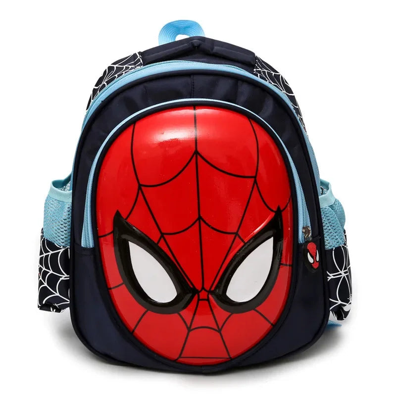 Cartoon Spider Man School Bag 3D Stereo Superhero Pattern Boy Backpack Children Kindergarten Backpack Cute Boys Children Gifts