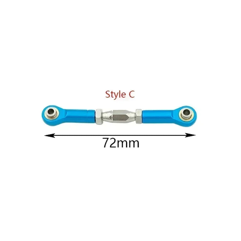 CNC Machined Aluminium Alloy Steering Rod RC Linkage Servo Rod Replacement accessory for HSP 94111 / 94188 RC Car upgrade