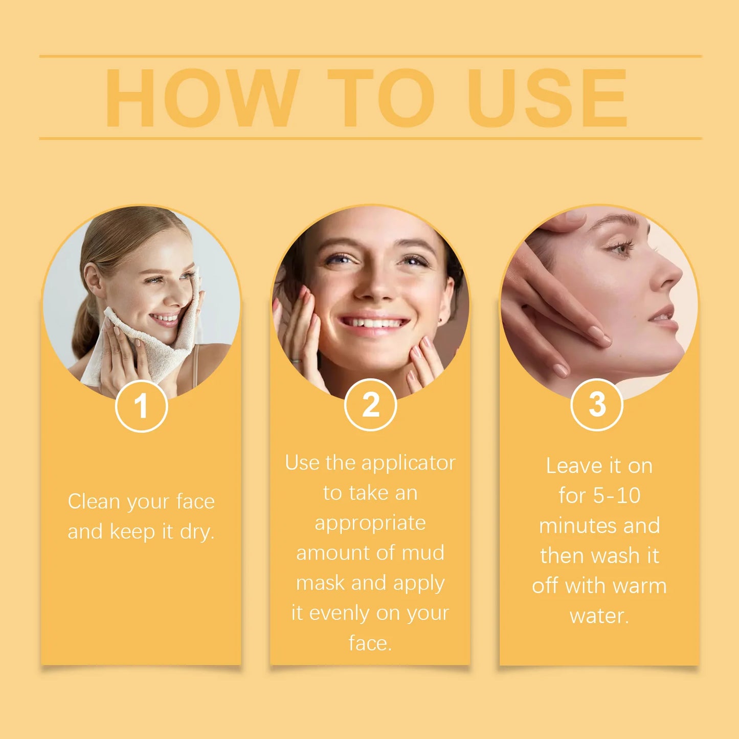 Viareline Deep Cleaning Face Clay Mask Remove Pores Dirts Smoothing Moisturizing Reduce Dullness Exfoliating Face Clay Mask Set