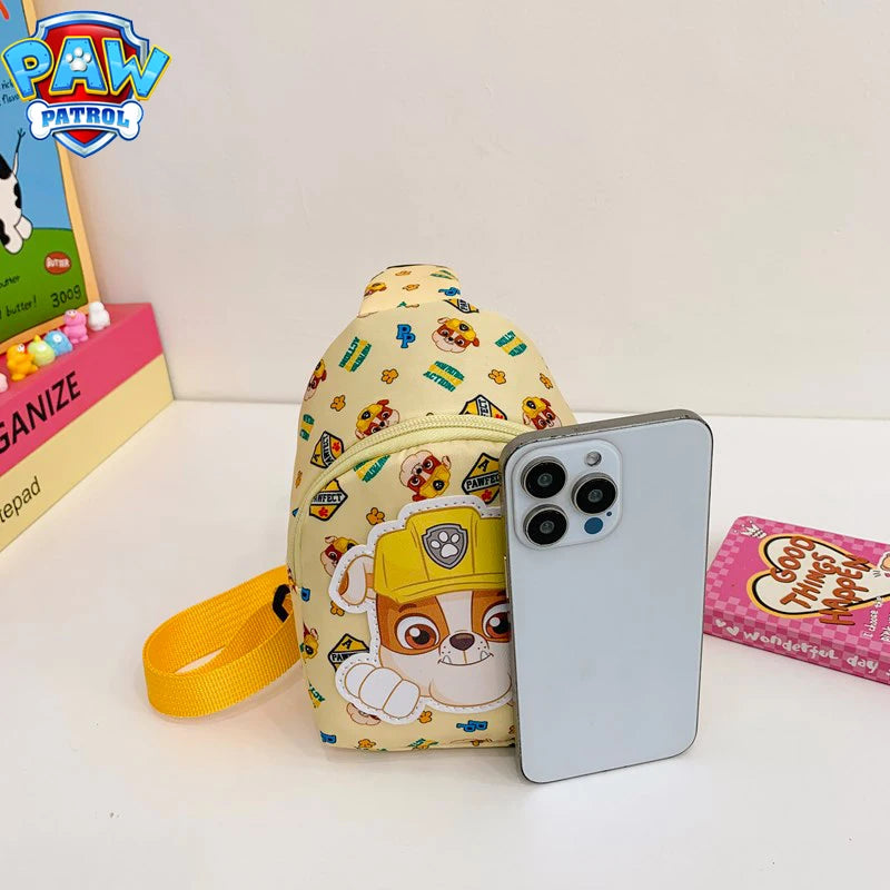 Paw Patrol Children's Chest Bag Cute Cartoon Crossbody Bag Chase Marshall Messenger Shoulder Handbag Purse Backpacks Gifts