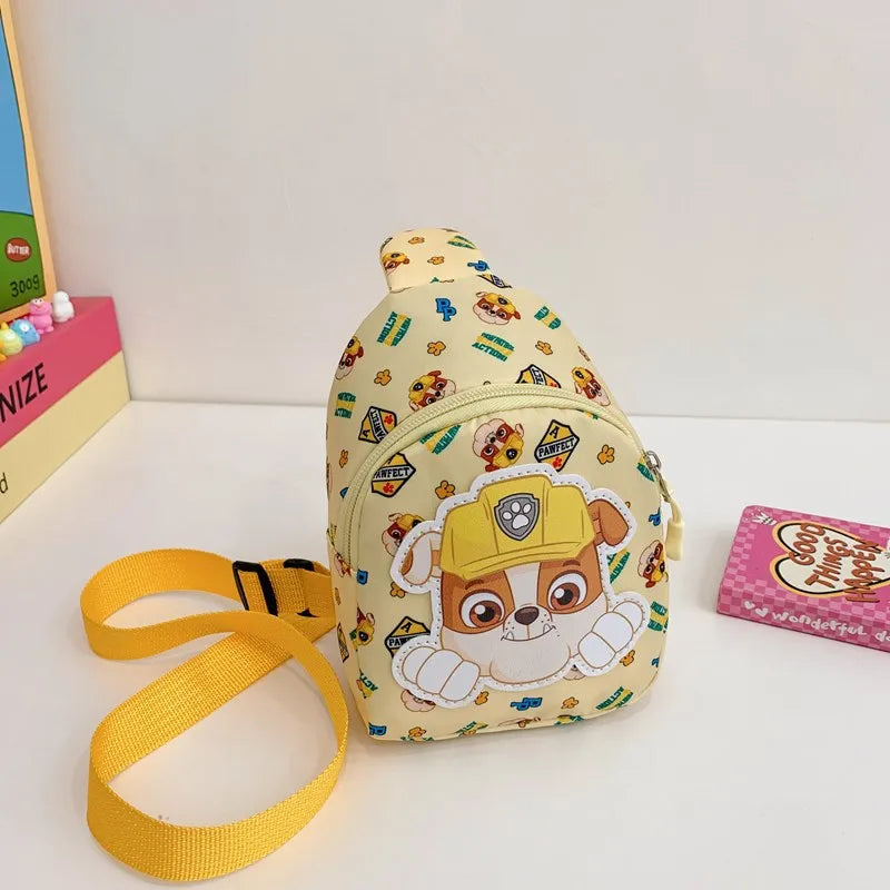 Paw Patrol Children's Chest Bag Cute Cartoon Crossbody Bag Chase Marshall Messenger Shoulder Handbag Purse Backpacks Gifts