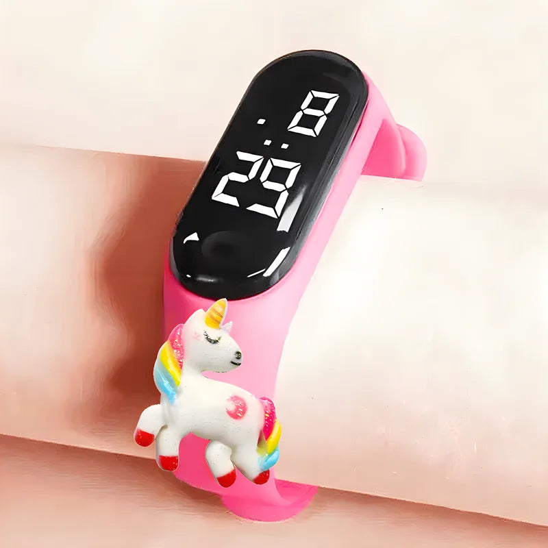 Fashion Sports Watch for Kids Children Waterproof Led Digital Watch Silicone Teen Boys Girls Cartoon Smart Touch Watch Toy