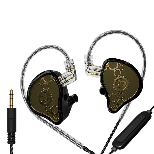 ND Venus-HiFi wired in-ear headphones stereo noise reduction bass HIFI cable music sports microphone speaker accessory adapter