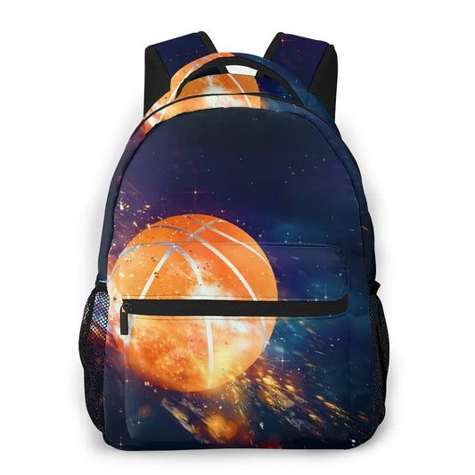 Children Backpacks School Bag For Boys Basketball Emblem Teenagers Schoolbag Student Bookbags