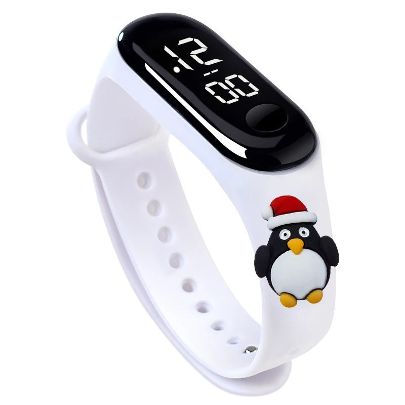 Fashion Sports Watch for Kids Children Waterproof Led Digital Watch Silicone Teen Boys Girls Cartoon Smart Touch Watch Toy