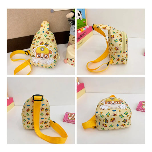 Paw Patrol Children's Chest Bag Cute Cartoon Crossbody Bag Chase Marshall Messenger Shoulder Handbag Purse Backpacks Gifts