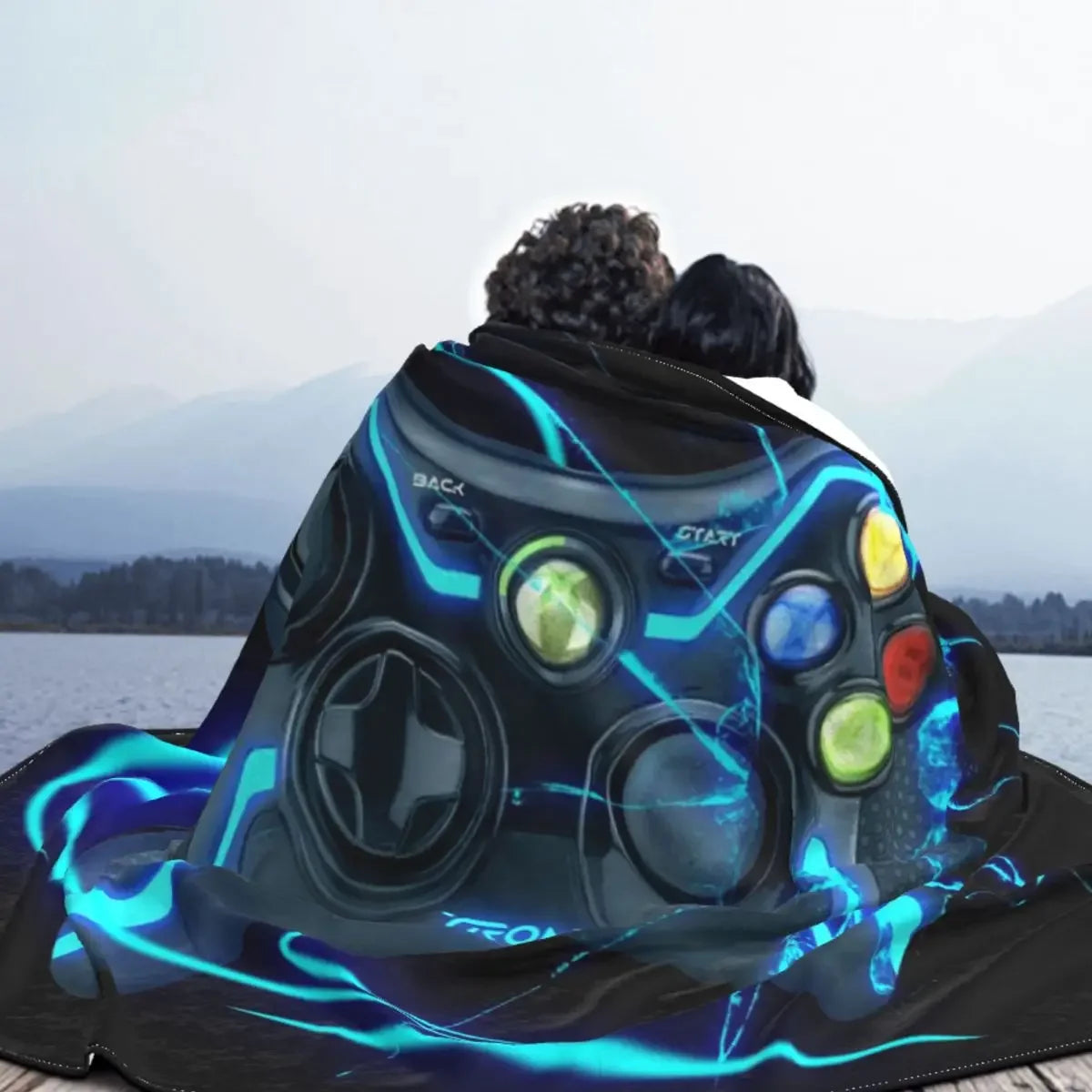 3D Print Gamepad Baby Blanket Sofa Cover Velvet Summer Video Games Gift Kid Portable Ultra-Soft Throw for Bed Car Bedspreads