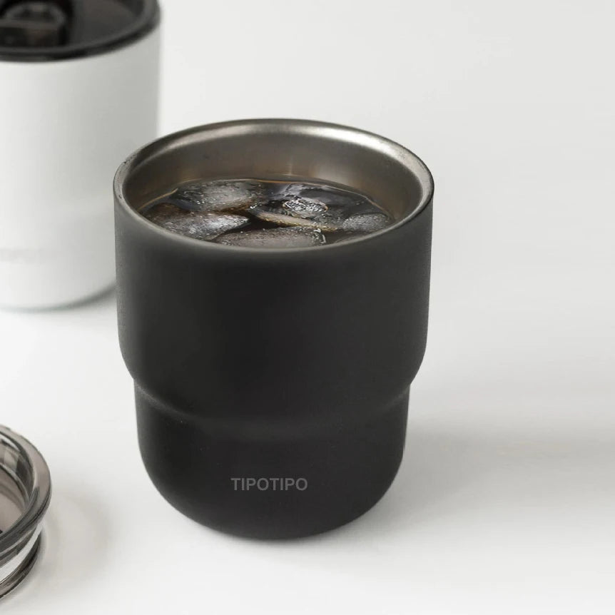 304 Stainless Steel Vacuum Tumbler, Portable Travel Mug for Hot & Cold Beverages - 255ml Travel, Coffee, Party Cup in 16 Colors