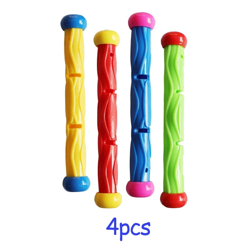 Summer Diving Toys Torpedos Octopus Diving Fish Ring Swimming Pool Water Games Training Gift Set Toys For kids