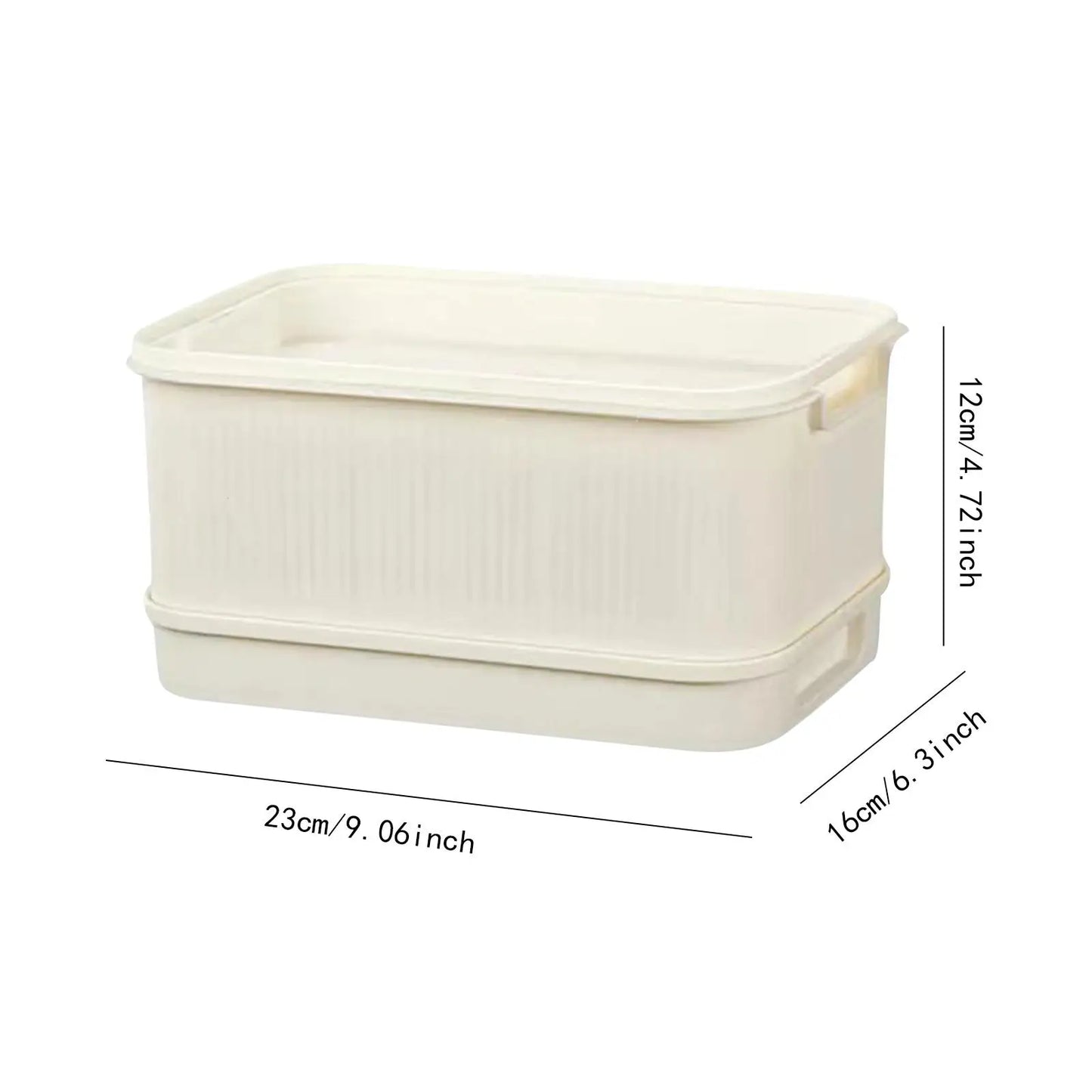 Sprouter Tray Reusable Multipurpose Large Capacity Grower Storage Trays Planting Container for Home Office Outdoor Garden White