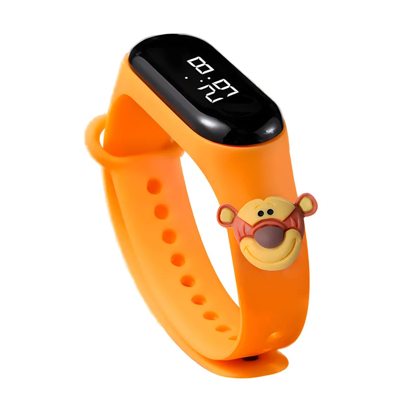 Fashion Sports Watch for Kids Children Waterproof Led Digital Watch Silicone Teen Boys Girls Cartoon Smart Touch Watch Toy