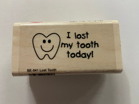 SHAPES ETC.  Teacher's Stamp - Lost Tooth-0