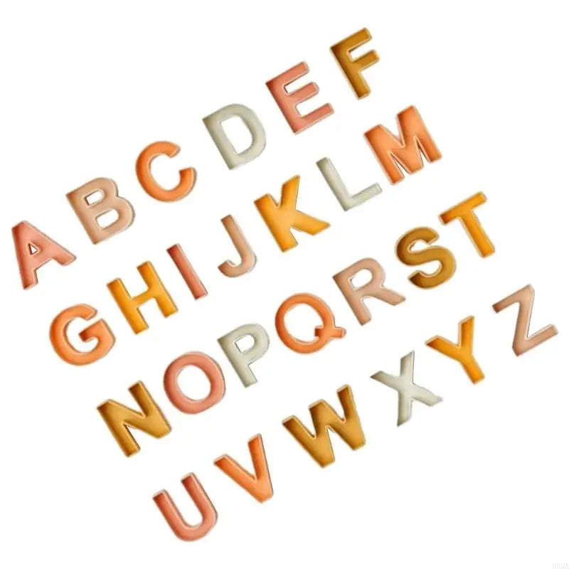 Soft Silicone Letters Blocks Bath Toy Set 26 Pieces For Children Over 3 Educational Play Preschool