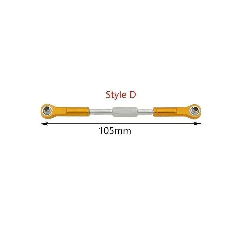 CNC Machined Aluminium Alloy Steering Rod RC Linkage Servo Rod Replacement accessory for HSP 94111 / 94188 RC Car upgrade