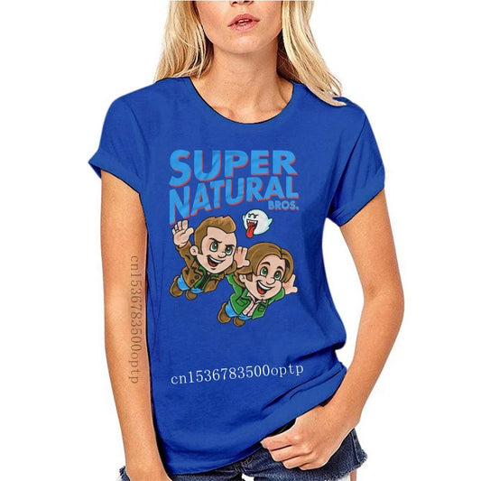 New Supernatural T Shirt Super Natural Bros Tri Blend Funny T Shirt Black Navy Men