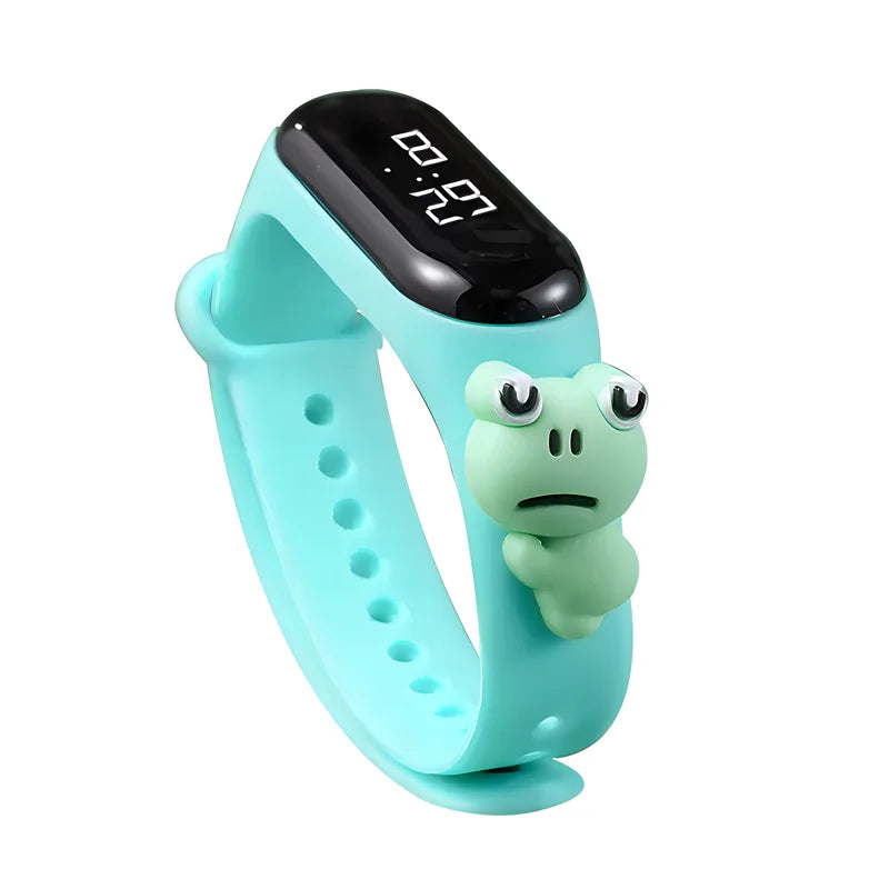 Fashion Sports Watch for Kids Children Waterproof Led Digital Watch Silicone Teen Boys Girls Cartoon Smart Touch Watch Toy
