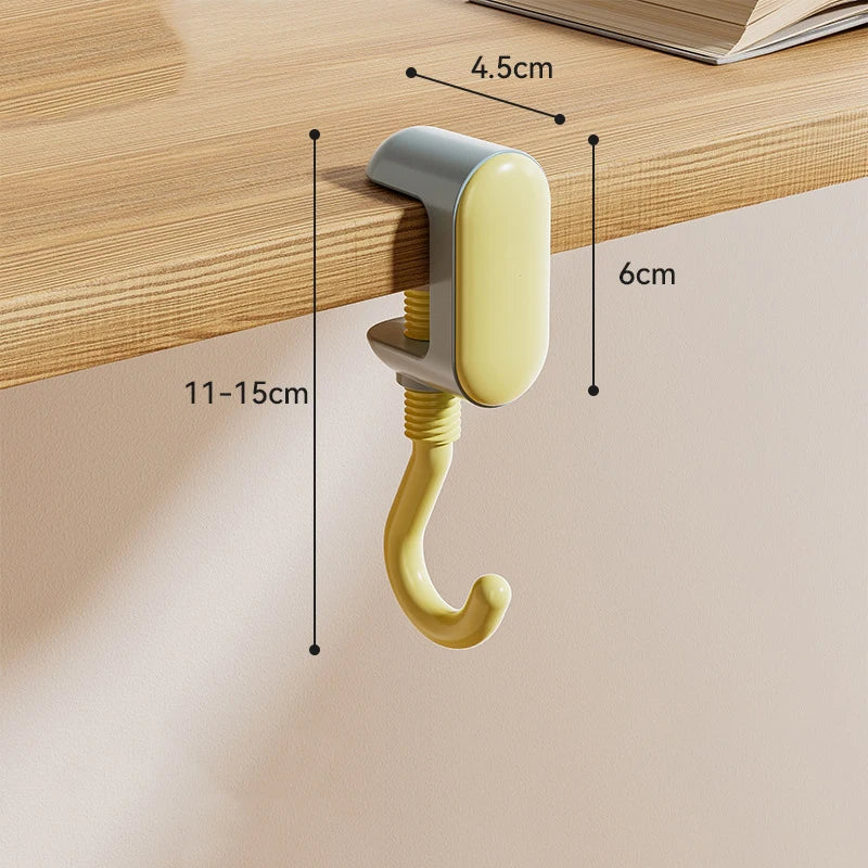 Wall Mounted Wall Organizer Modern Space-Saving Non-Tracking Bookbag Hook Versatile Multifunctional Hook for Kids Room