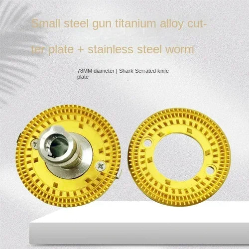 Hot SellingThe Titanium Coating Coated 60mm 59.5mm Coffee Grinder Coffee Bean Flat Wheel Burr Mill Knife Flat Burr Blade Grindin