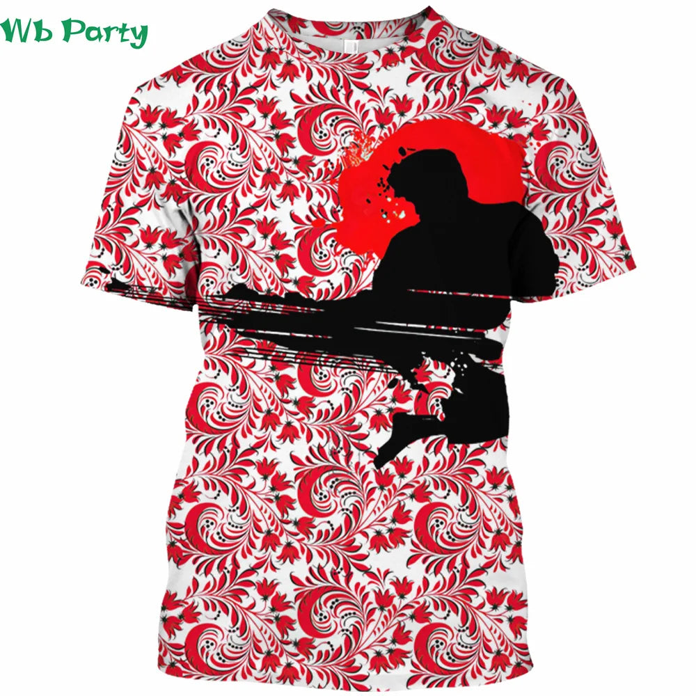 Japan Taekwondo T Shirt Man 3d Karate Printed Tee Tops Oversized Short-sleeved High-quality Sportswear Men Quick-drying TShirt