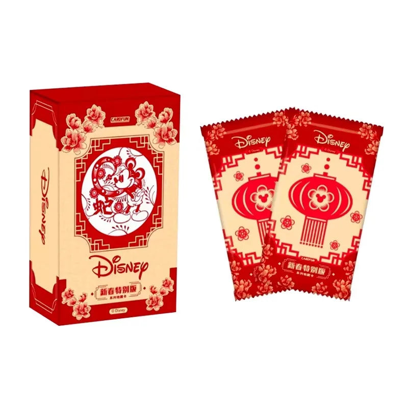 Genuine Disney Card 100 Anniversary Carnival Series Cards Mickey Mouse Art Signature Animation Collection Cards Kids Gifts