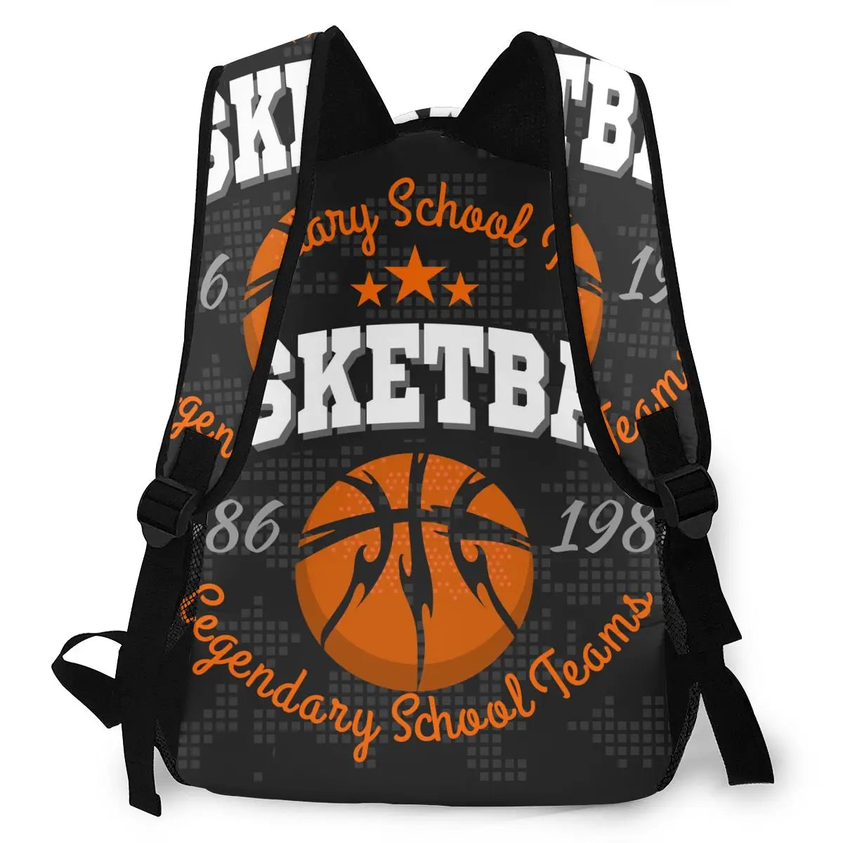 Children Backpacks School Bag For Boys Basketball Emblem Teenagers Schoolbag Student Bookbags