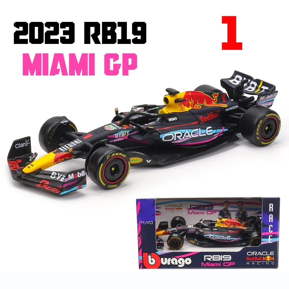 Bburago 1:43 2023 Aston Martin AMR23 F1 Formula Alloy Car Die Cast Vehicles Collectible Model Racing Toy