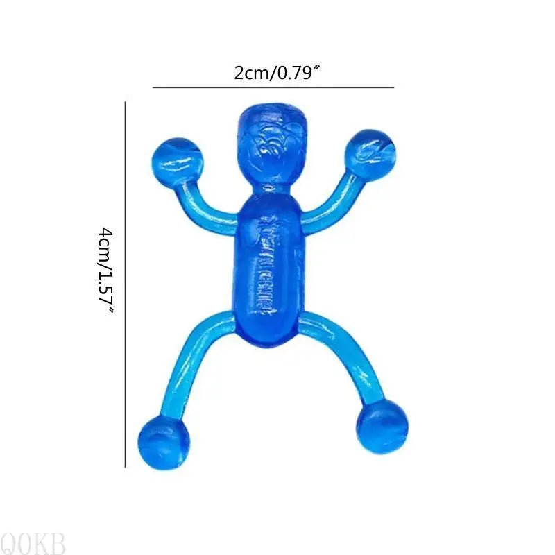 AP28 Sticky  Toy  Climbing Little Man Kids Party Favor Adults Pressure Relieve Vent Toy Interactive Throw Game