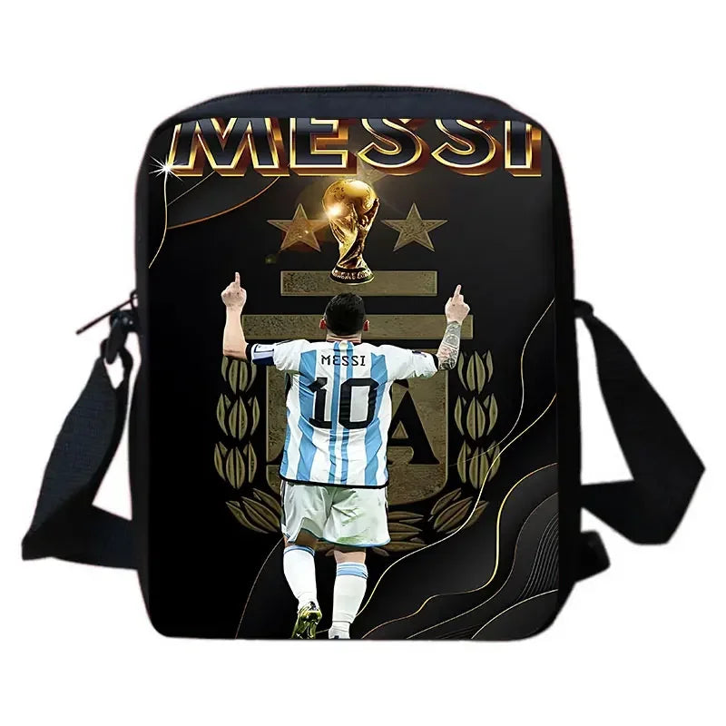Mochila C-CR7 Child Backpack With Shoulder Bags Pencil Bags School Bags ,Cartoon Football Star School Bags Set for Boys Girls