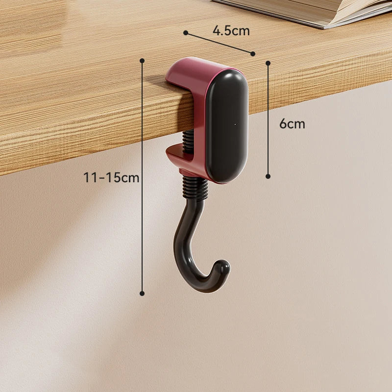 Wall Mounted Wall Organizer Modern Space-Saving Non-Tracking Bookbag Hook Versatile Multifunctional Hook for Kids Room