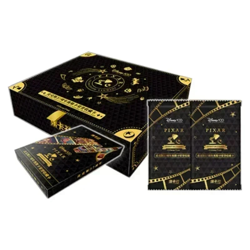Genuine Disney Card 100 Anniversary Carnival Series Cards Mickey Mouse Art Signature Animation Collection Cards Kids Gifts