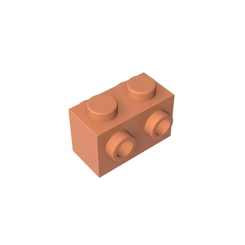 Gobricks 10PCS MOC Bricks 52107 1x2 for Building Blocks Parts DIY Educational High-Tech Parts Creativity Game Compatible Toys
