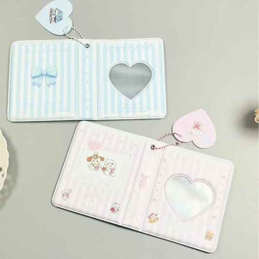 PP Sleeves Bag Hollow Heart Album Storage Album Card Organizer 3 inch Photo Album 3 inch Kawaii Photo Storage Book Kids
