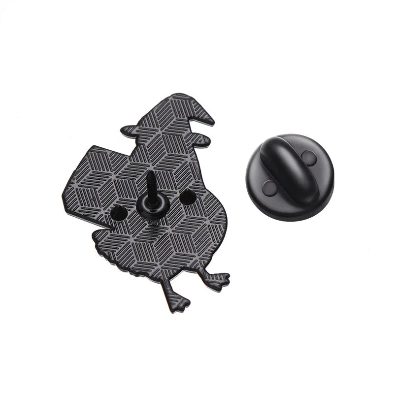 Adorable Reading Book Enamel Pin Cute Animal Badge Tyrannosaurus Brooches Bag Clothes Lapel pin Fashion Jewelry Gift Kids