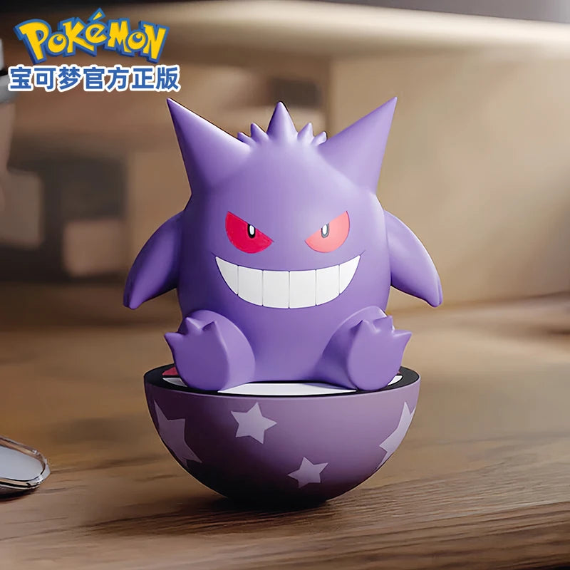Original Pokemon Anime Figures Pikachu Gengar Sprigatito Sylveon Quaxly Fuecoco Tumbler Toys PVC Model Kawaii Collect Kid Dolls