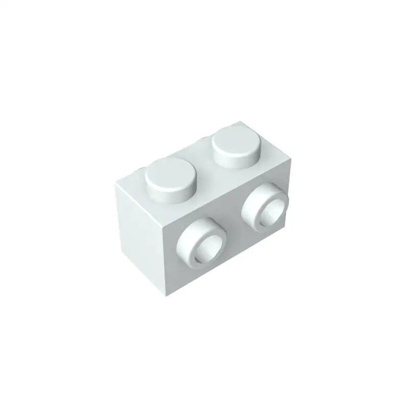 Gobricks 10PCS MOC Bricks 52107 1x2 for Building Blocks Parts DIY Educational High-Tech Parts Creativity Game Compatible Toys