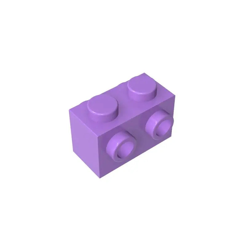 Gobricks 10PCS MOC Bricks 52107 1x2 for Building Blocks Parts DIY Educational High-Tech Parts Creativity Game Compatible Toys