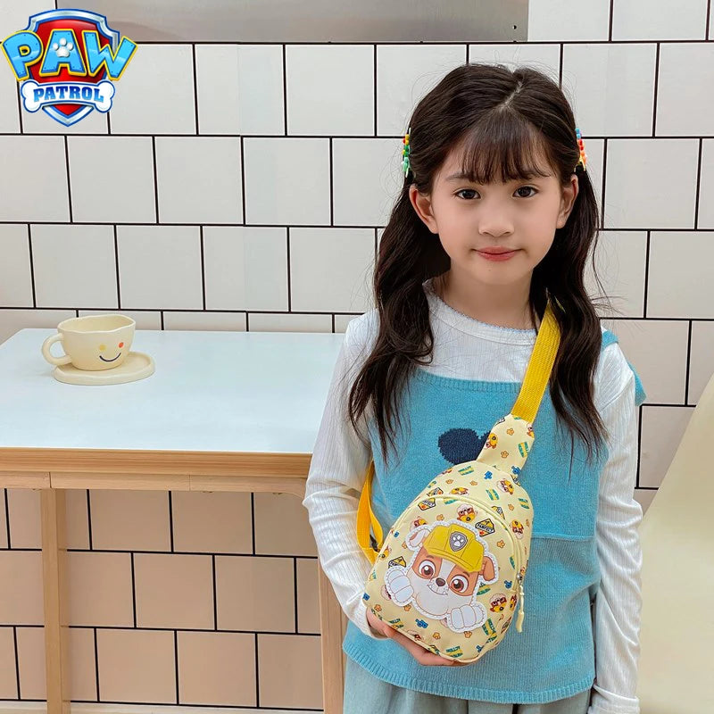 Paw Patrol Children's Chest Bag Cute Cartoon Crossbody Bag Chase Marshall Messenger Shoulder Handbag Purse Backpacks Gifts