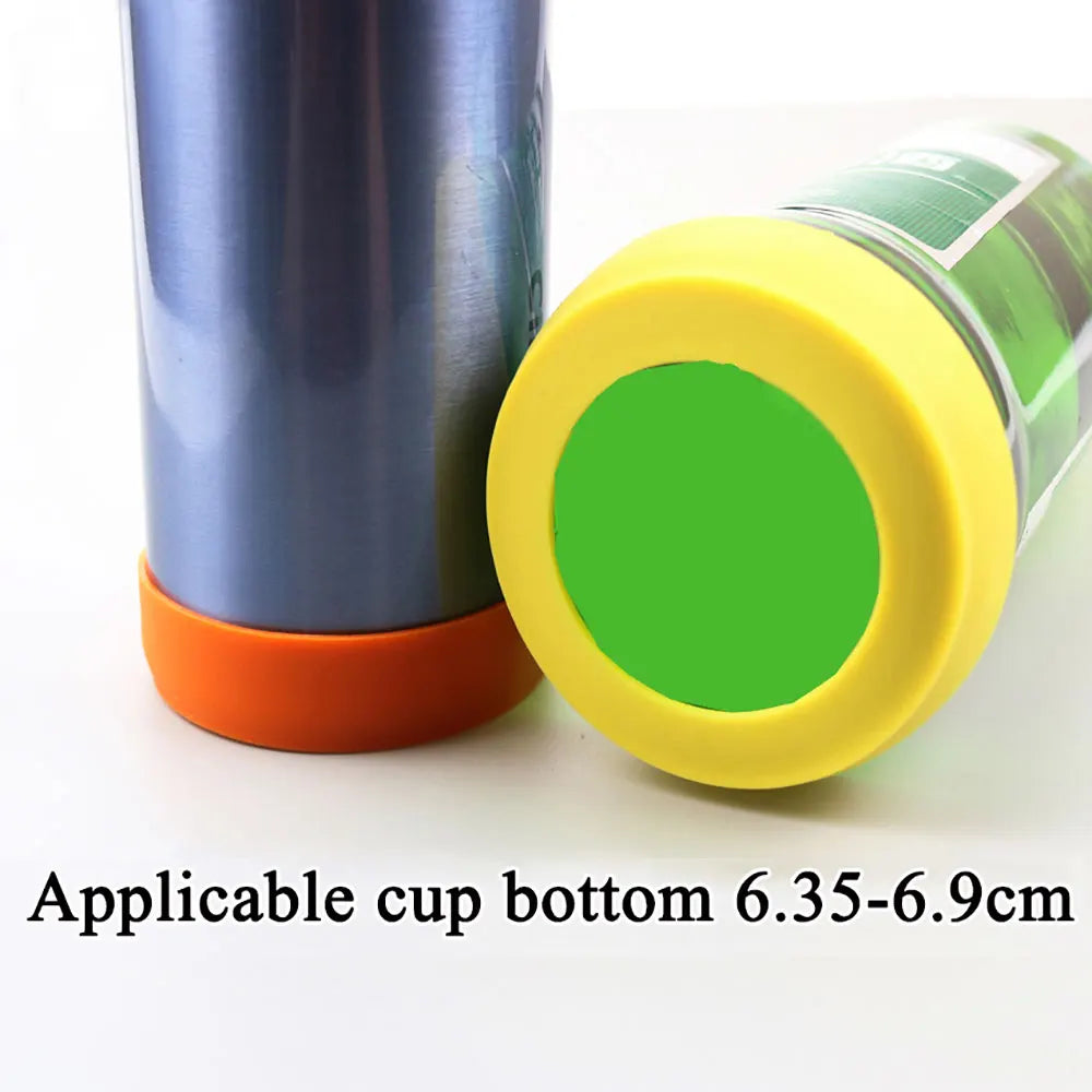 Silicone world Silicone Thermos Cup Coasters Non-Slip Durable Round Insulation Mat Anti-fall Water Drink Bottle Pad Kitchen tool